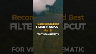 RECOMMENDED BEST FILTER IN CAPCUT FOR VIDEO CINEMATIC PART 3