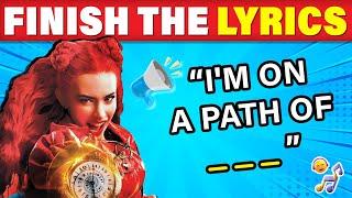 FINISH THE LYRICS Most Descendants Song | The Rise of Red ️ | Only True Fans Can Finish