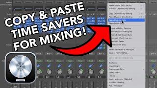 Logic Pro - Copy/Paste Plugins, Sends and Channel Strip Settings