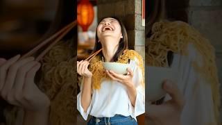 I spilled my noodles #funny #food #mukbang #shorts