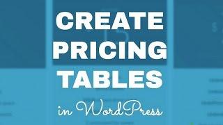 WordPress Pricing Table: 5 Easy Steps To Create A Pricing Table