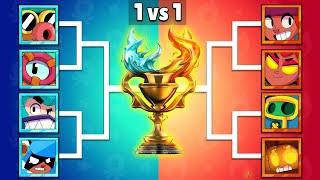 Who is The Best WATER or FIRE Brawler? | Brawl Stars Tournament