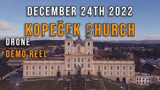 Kopeček Church - 2022-12-24 - #drone #stockvideo #demoreel in #4k #uhd