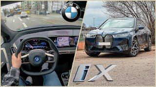 2023 BMW iX [326 HP] - POV City Test Drive | Infotainment | Sound System