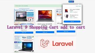 Laravel 9 Shopping Cart add to cart