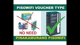 PISOWIFI VOUCHER TYPE CONFIGURATION GAMIT ANG TPLINK EAP110 (PINAKAMURANG PISOWIFI ) 2024 #voucher