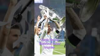 Sergio Ramos Illustrious Career trophies #football #soccer #Seegioramos