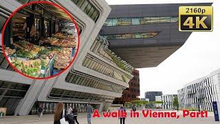 Walk in Vienna, Part1 - Austria 4K Travel Channel