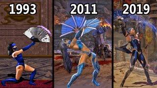 Evolution of Kitana's Fan Lift (1993-2019)