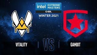 Vitality vs. Gambit - Map 3 Mirage - IEM Winter 2021