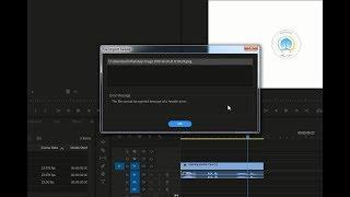 Cara Memperbaiki Error Foto Premiere Pro FIX "the file cannot be opened because of header error"