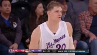 Timofey Mozgov vs LAC. 25.12.2016