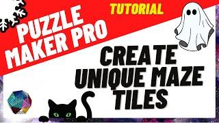 How to create Maze Tiles for Puzzle Maker PRO in Canva