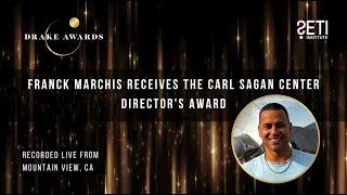 Franck Marchis Receives the 2024 Carl Sagan Center Director's Award