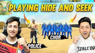 Hide & Seek Playing On Factory RoofFinding These 49 Noob Chimkandis - Garena Free Fire