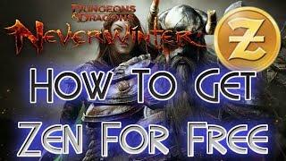 Neverwinter How to Get Free Zen