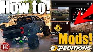EXPEDITIONS: A MudRunner Game | How to USE MODS ON CONSOLE! Xbox/PS4/PS5 GAMEPLAY!