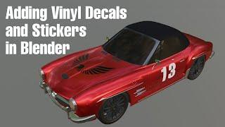 How to Apply Vinyl Graphics/Decals and Stickers on Vehicles in Blender3D  (No UVing Required)