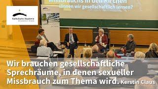 Aufarbeitungsprozesse sexuellen Missbrauchs in den Kirchen. Was können wir gesellschaftlich lernen?