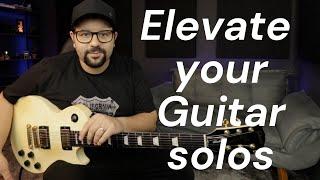 IMPROVE YOUR GUITAR SOLOS WITH THIS TIP! GUITAR LESSON