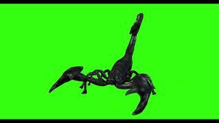 SCORPION #3  || GREEN SCREEN || 4k || ANIMATION  || FREE 3D