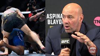 Dana White Reacts to Tom Aspinall TKO Curtis Blaydes at UFC 304