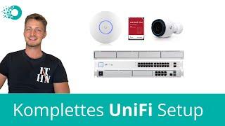 Komplettes UniFi Setup (2024) inkl. Network, Protect und Firewall-Regeln.