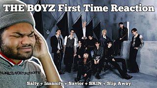 REACTING TO MORE THE BOYZ FOR THE FIRST TIME!! Salty + Insanity + Savior + SKIN + Slip Away