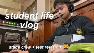 student life vlog | productive days of test revision, stage crew, how I do note taking 