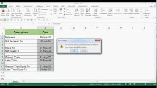 How to remove Data Validation for Date in Excel 2013