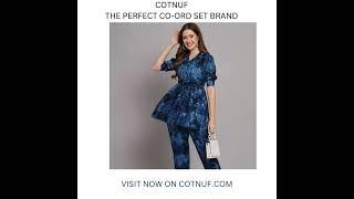 COTNUF THE PERFECT CO ORD SET BRAND #coord #fashion #dress #coordset #floralprinttop #coords