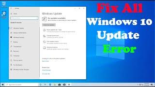 How to Fix Windows 10 Update Error 2020 | Windows 10 Unable to Update