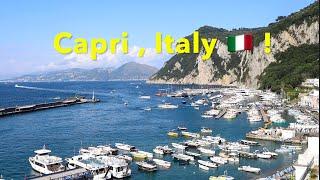 Capri, Naples, Italy  2023 Relais Maresca Hotel , Marina Grande and Sail & FUN Boat Charter t!