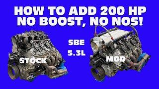 ALL-MOTOR, JUNKYARD LS MEGA POWER. HOW TO ADD 200 HP TO YOUR SBE 5.3L WITH NO BOOST AND NO NOS