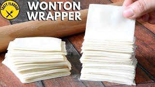 HOW TO MAKE WONTON WRAPPER PERFECTLY | WONTON WRAPPER RECIPE | EASY RECIPE