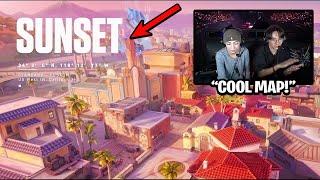 TenZ Reacts To New Sunset Map Cinematic | VALORANT NEW MAP
