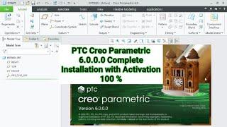 PTC Creo 6.0 Complete Install | Activation | HCCTEC | Hamza CAD/CAM & Technical Engineering Courses