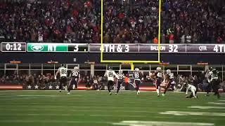 Epic view of the Marcus Jones punt return touchdown!