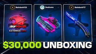 I unboxed OVER $30,000 in skins!!!