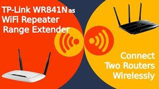  Improve Increase WiFi Signal Strength | TPLink TL WR841N Router as Repeater Range Extender