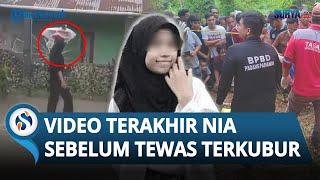 VIDEO TERAKHIR Nia, Gadis Penjual Gorengan sebelum Tewas Terkubur, Sempat Terekam Keliling Jualan