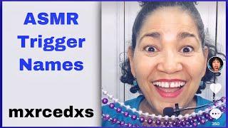  ASMR Trigger Name TIKTOKs 15/10/20 - mxrcedxs relaxing sounds