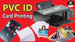 ID Card Print with Epson L805 Printer | Full Bangla Tutorial | ID card Print with Epson R260 Series