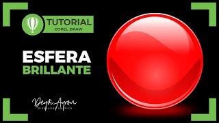 Como hacer una ESFERA BRILLANTE en CorelDraw paso a paso