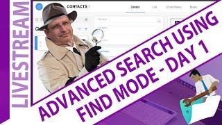 Advanced Search Using FileMaker Find Mode Day 1 - Claris Advanced Find Mode Day 1