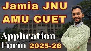 Jamia AMU JNU CUET Application form Release date 2025 |Nai Udaan Hindi |Hashmat Saeed