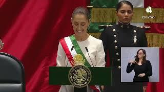 Palabras de la toma de protesta de la primer Presidenta de México, Claudia Sheinbaum