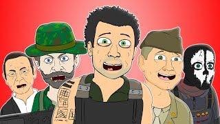  CALL OF DUTY CAMPAIGN SONGS - Animation Compilation