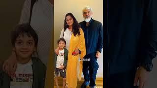 Thala Ajith Kumar With Family Recent Cute Pictures ️ #shorts #viral #trending #youtubeshorts