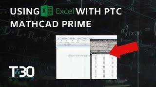 Using Excel with PTC Mathcad Prime Webinar